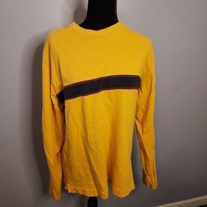 Gap Size Large Long Sleeve Shirt Vintage Yellow/Black/Red